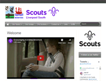 Tablet Screenshot of liverpoolsouthscouts.org.uk